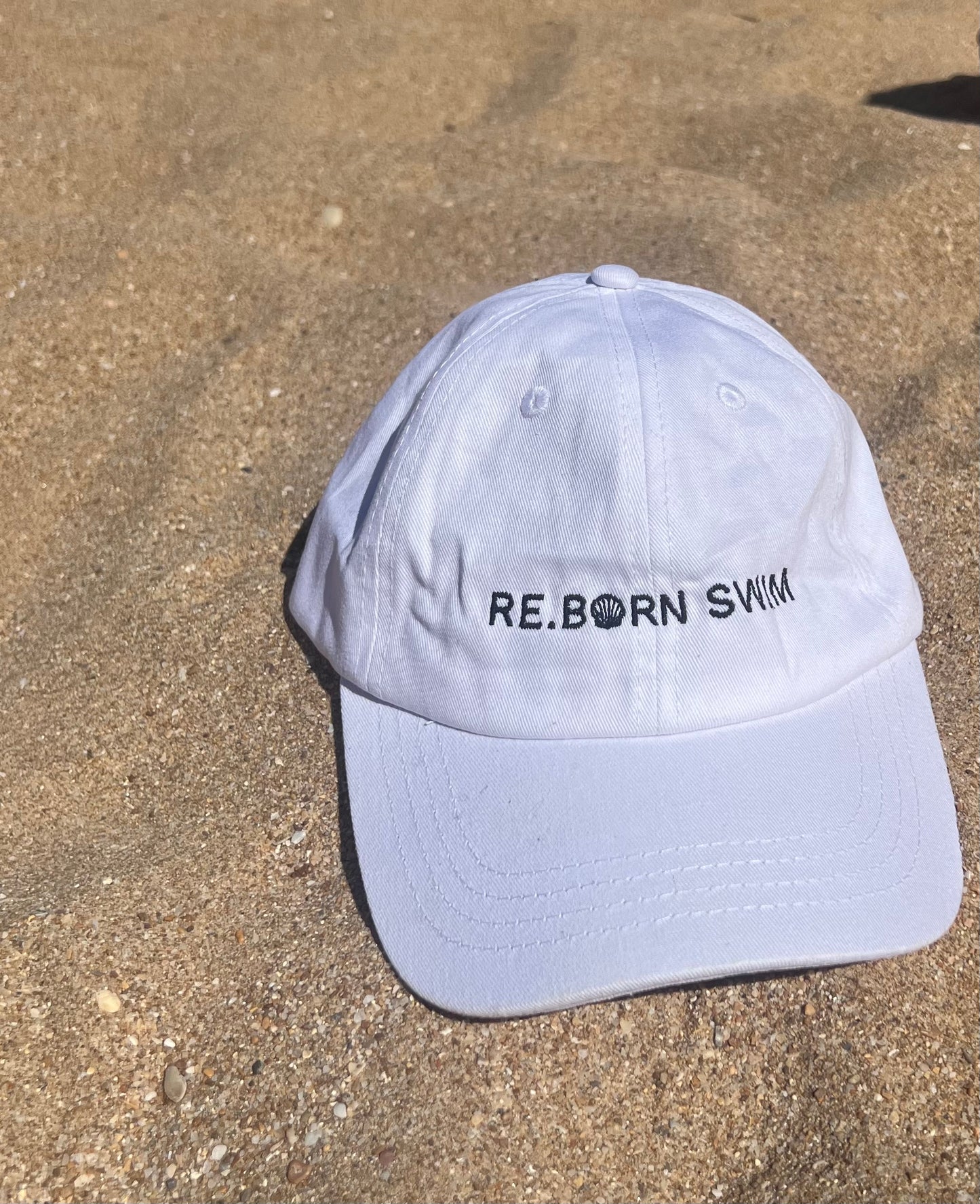 EVERYDAY LOGO UNISEX DAD CAP WHITE