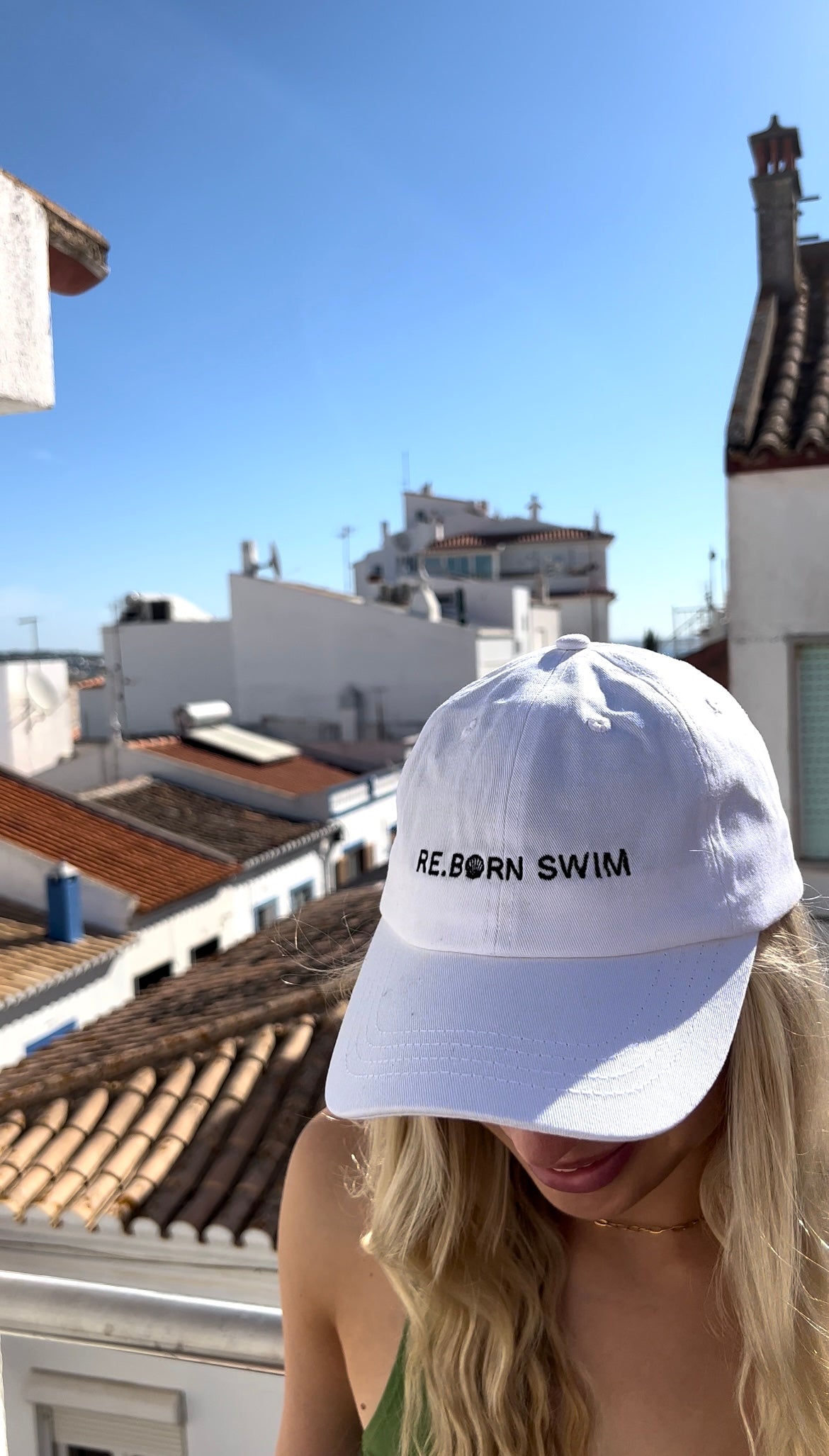 EVERYDAY LOGO UNISEX DAD CAP WHITE