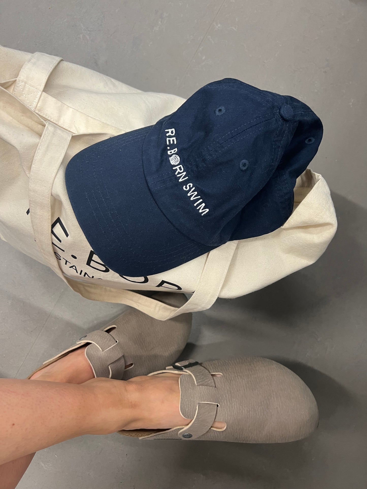 EVERYDAY LOGO UNISEX DAD CAP NAVY