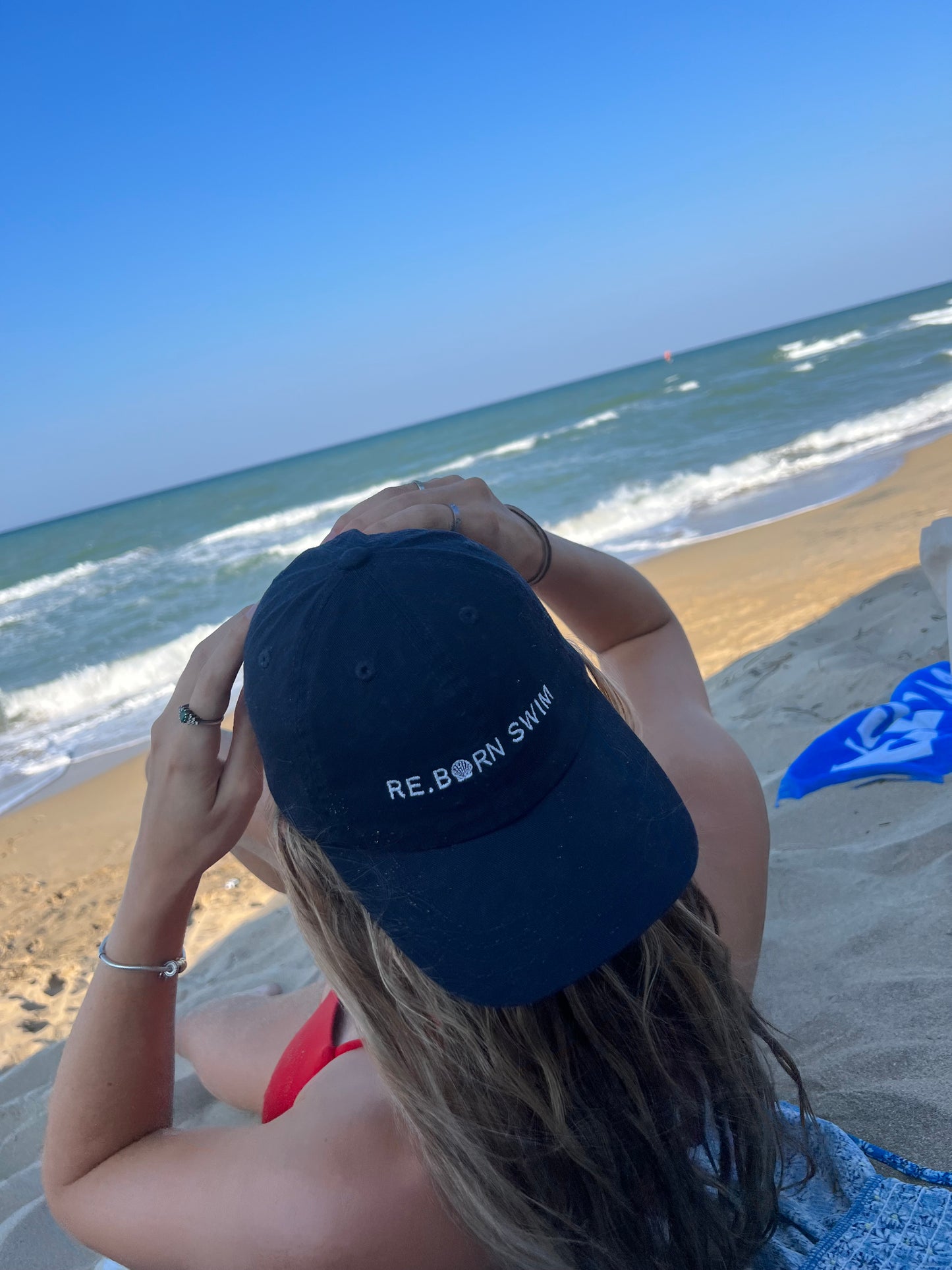 EVERYDAY LOGO UNISEX DAD CAP NAVY