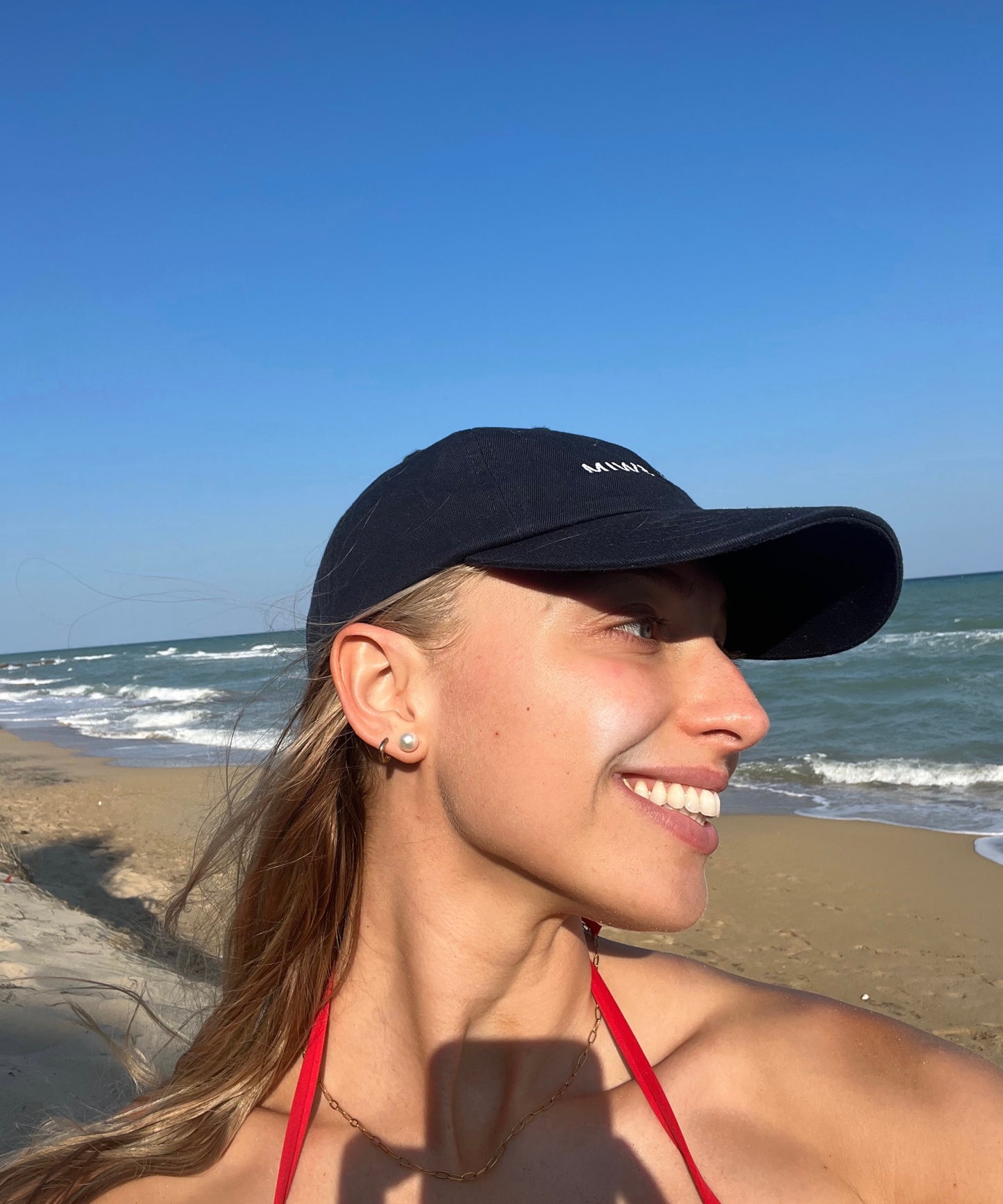 EVERYDAY LOGO UNISEX DAD CAP NAVY