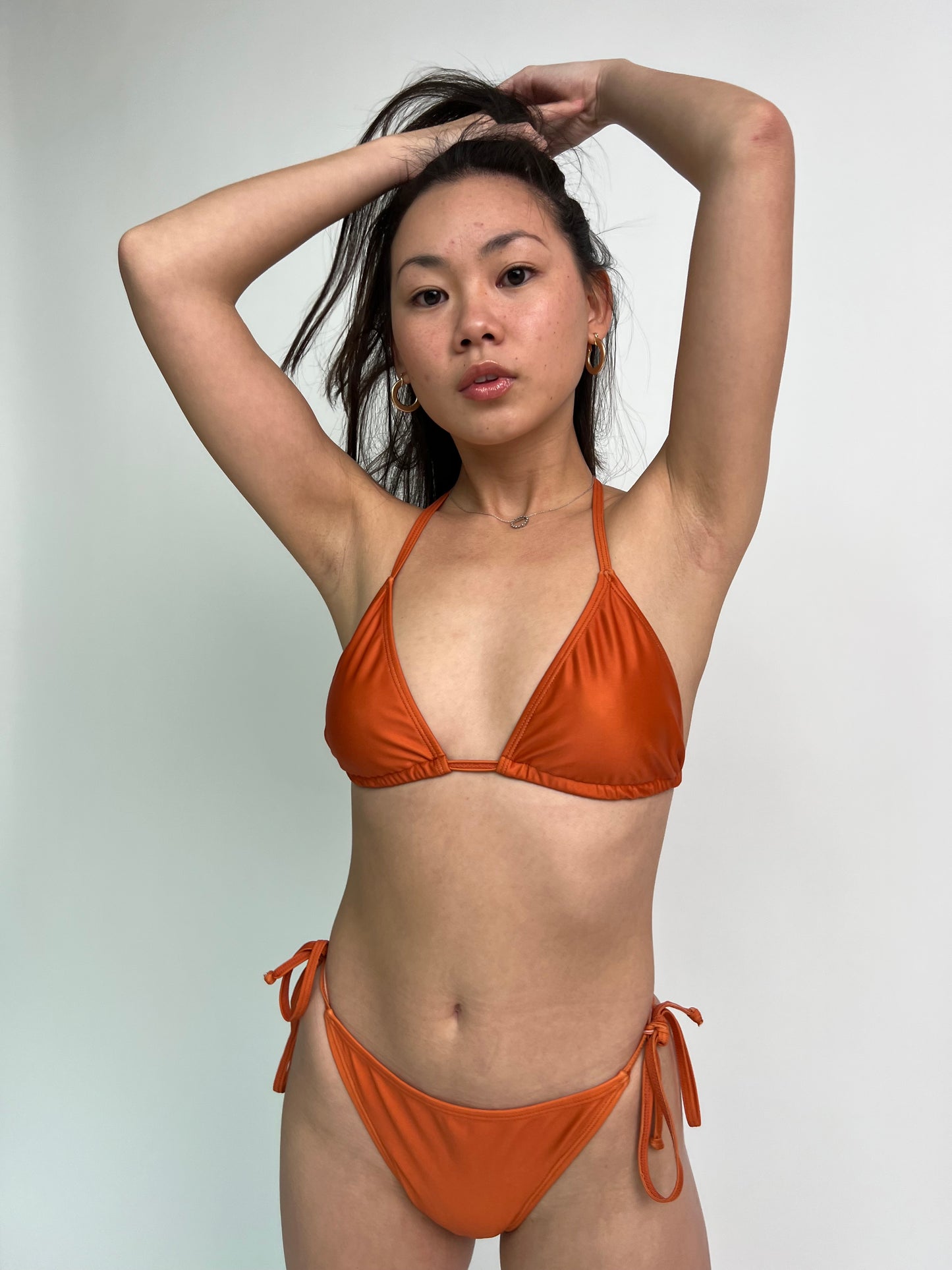 RAYE TRIANGLE HALTER BIKINI TOP