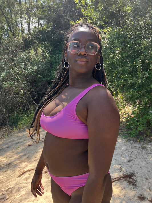 SAMPLE CORALS SPORTS BIKINI TOP